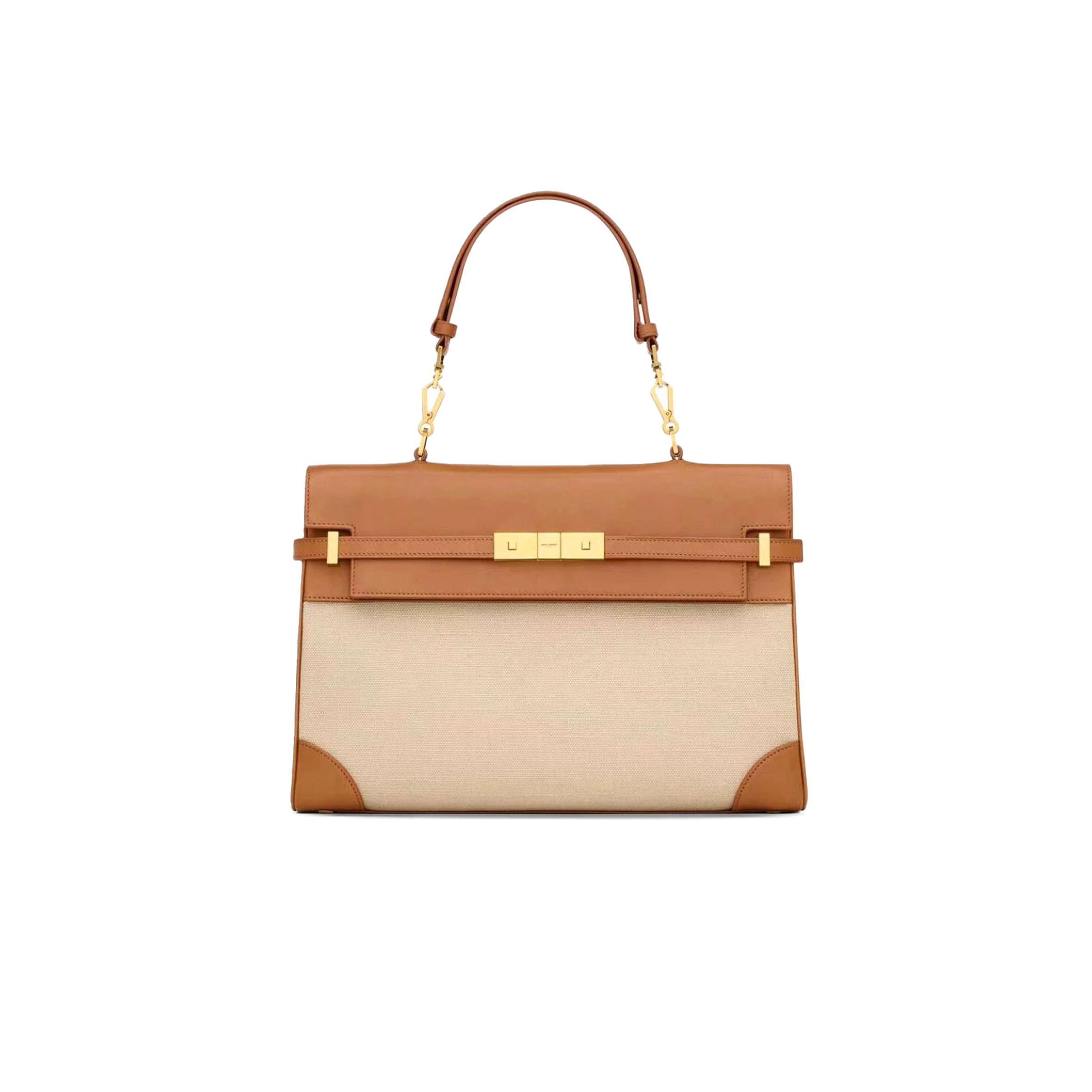 Y*L manhattan in leather and canvas shoulder bag 788283fac7t9856 (32*23*10.5cm)